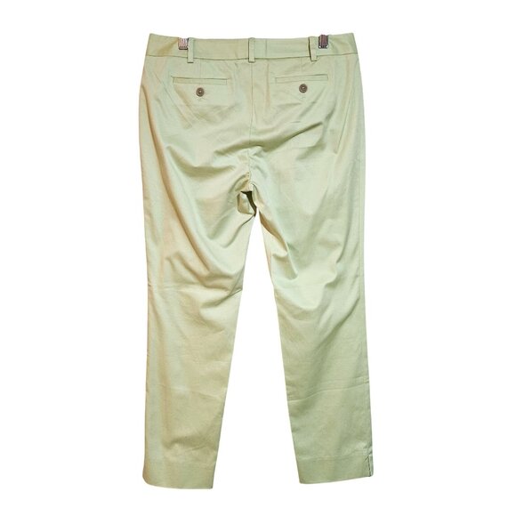 Brooks Brothers Womens Light Green 346 Natalie Fit Dress Pants Size 4 Cotton Ble - Picture 2 of 16